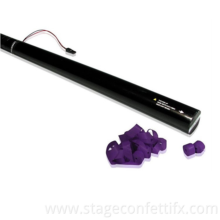 purple confetti cannon